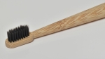 Apeiron Bambus-Zahnbürste, natur - farbig markiert